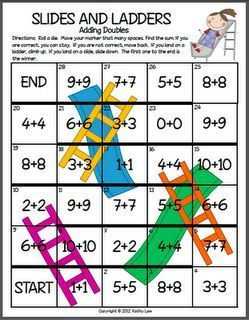 Addition And Subtraction Games For First Grade